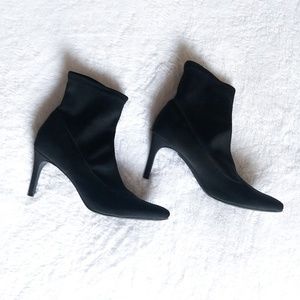 Cady Pointed Stiletto Sock Booties